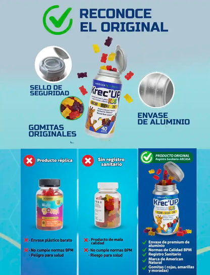 KREC'UP Kids Gomitas