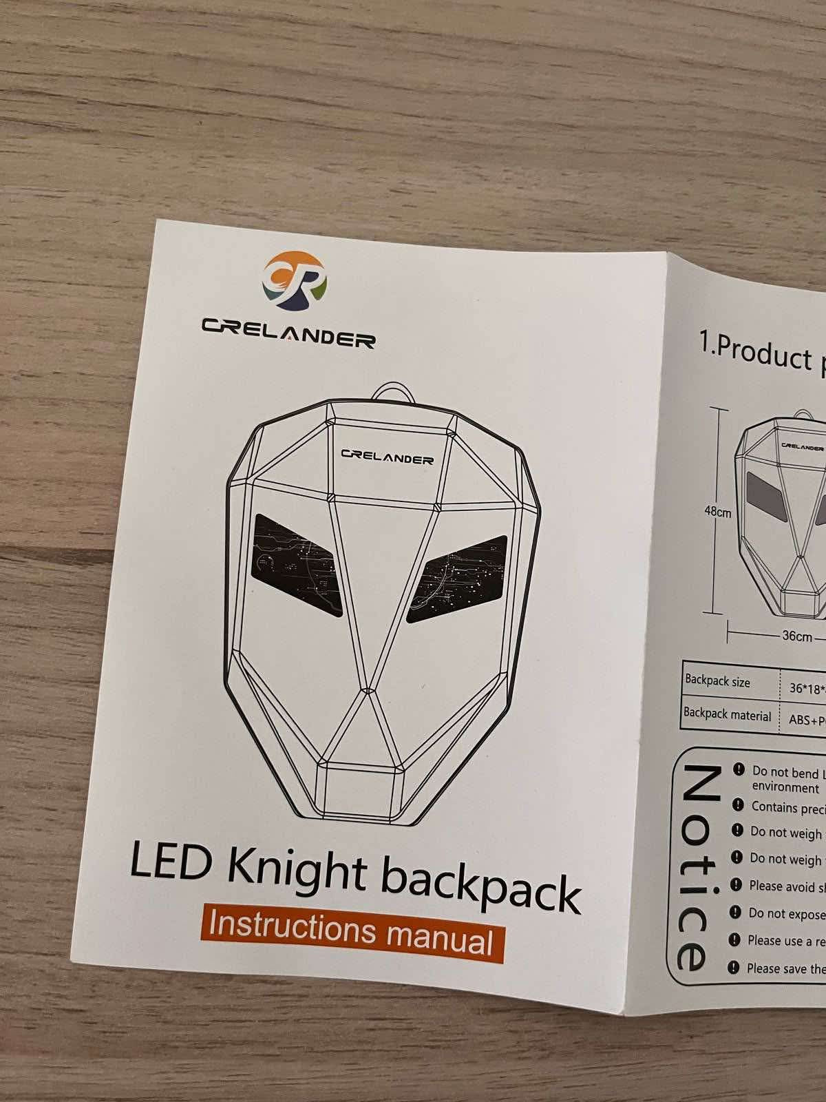 Mochila LED Inteligente