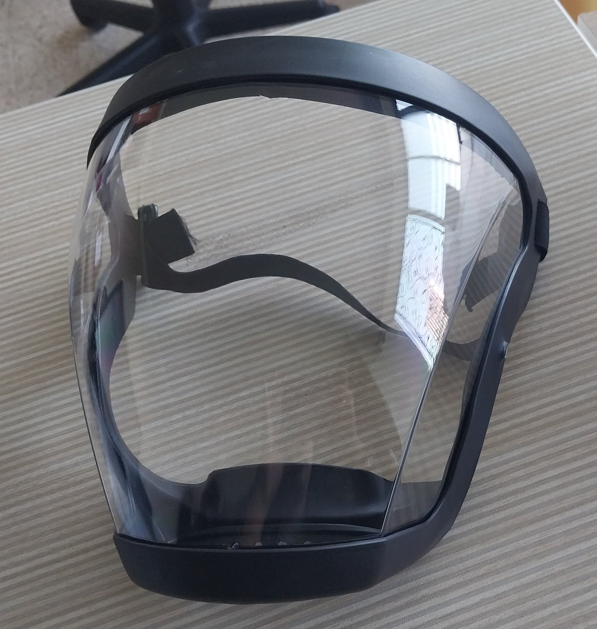 Gray helmet for bikers